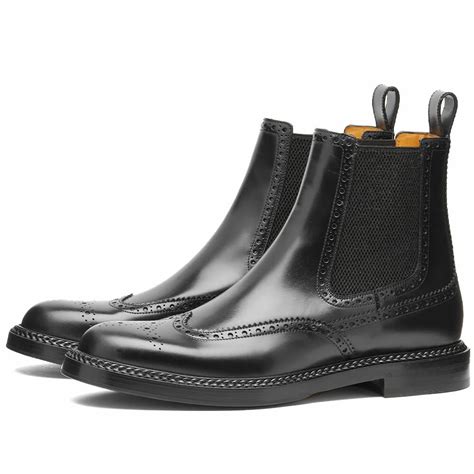 gucci boots chelsea mens sole embossed|gucci timberlands boots.